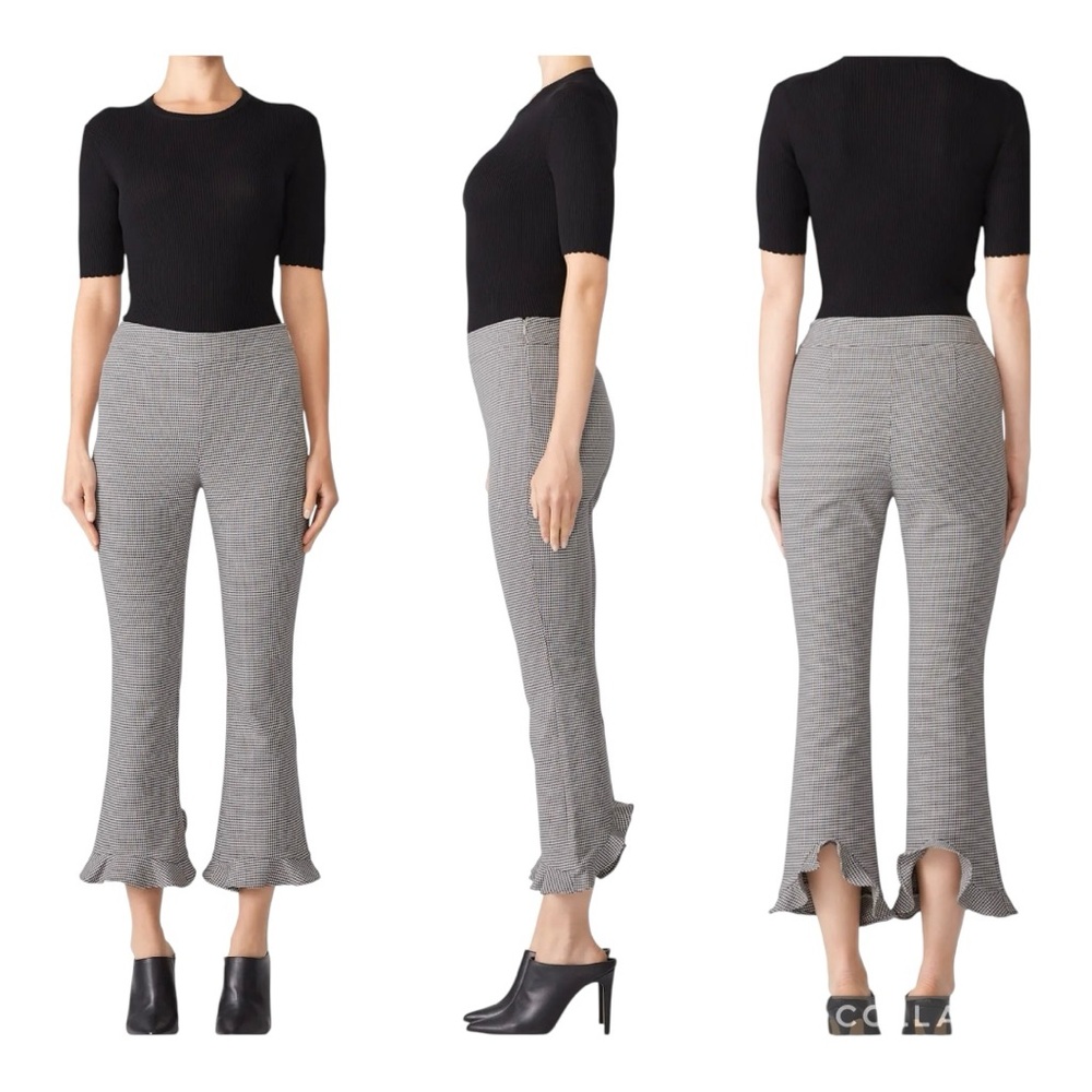 Opening Ceremony Houndstooth Circle Hem Pants